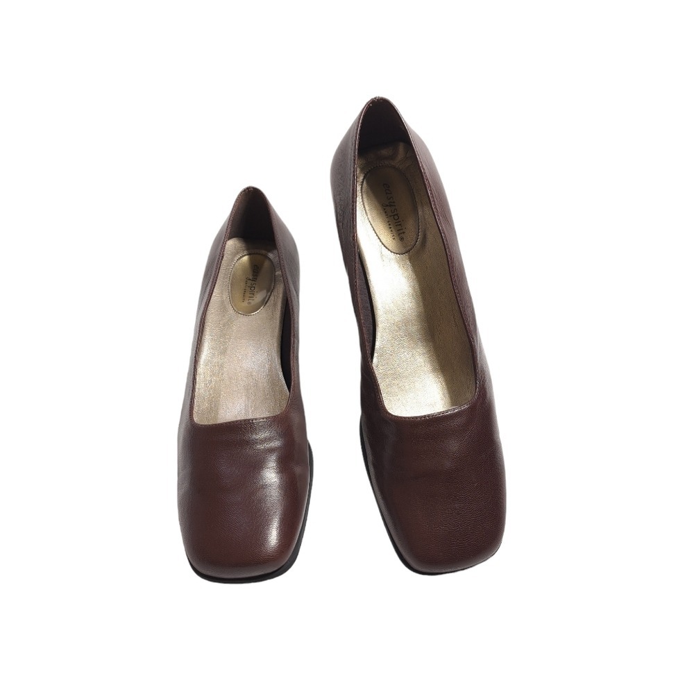 Easy‎ Spirit Anti-Gravity Women's Size 8 1/2 Brown Leather Drees Shoes Y2K 90s - Picture 14 of 15